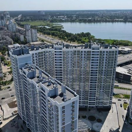 Квартира Метро Харківська, Позняки Жк Лебединий キエフ エクステリア 写真